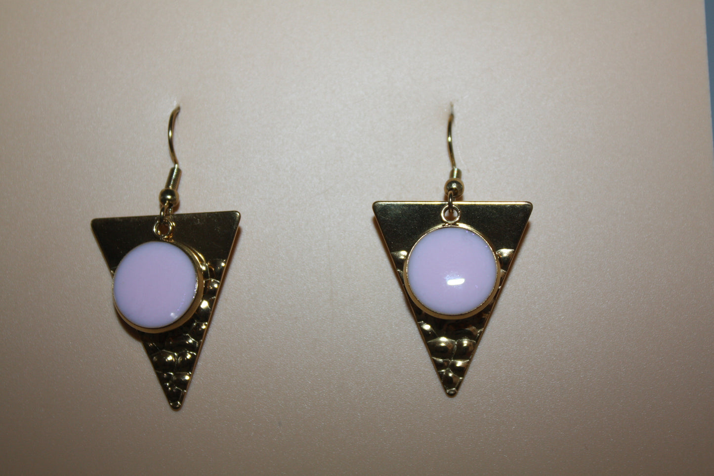 Mirage Earrings Hot Pink Triangles