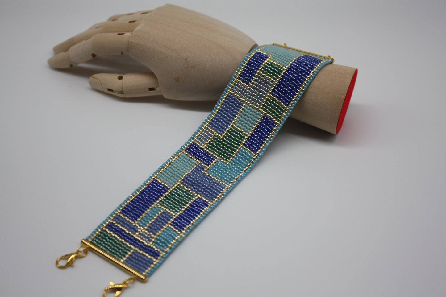 Rhapsody in Blues Cuff Bracelet