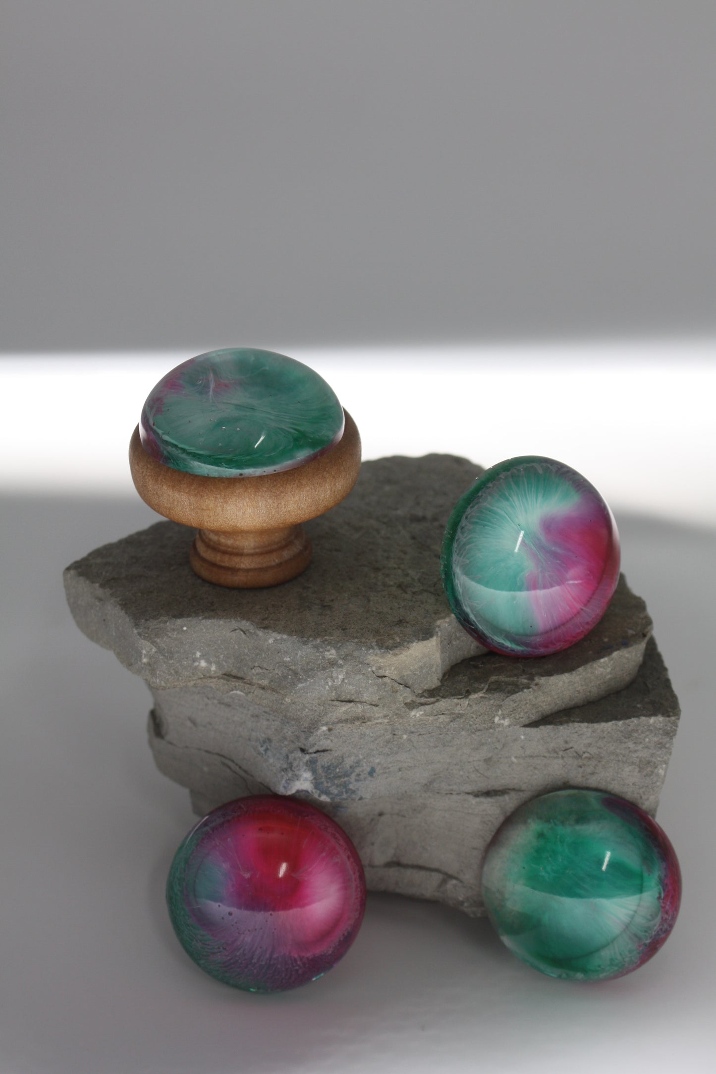 Bespoke Cabinet Knobs Fire and Sky