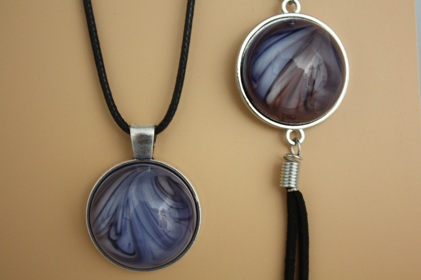Mountain Lake Necklace and Bracelet Set