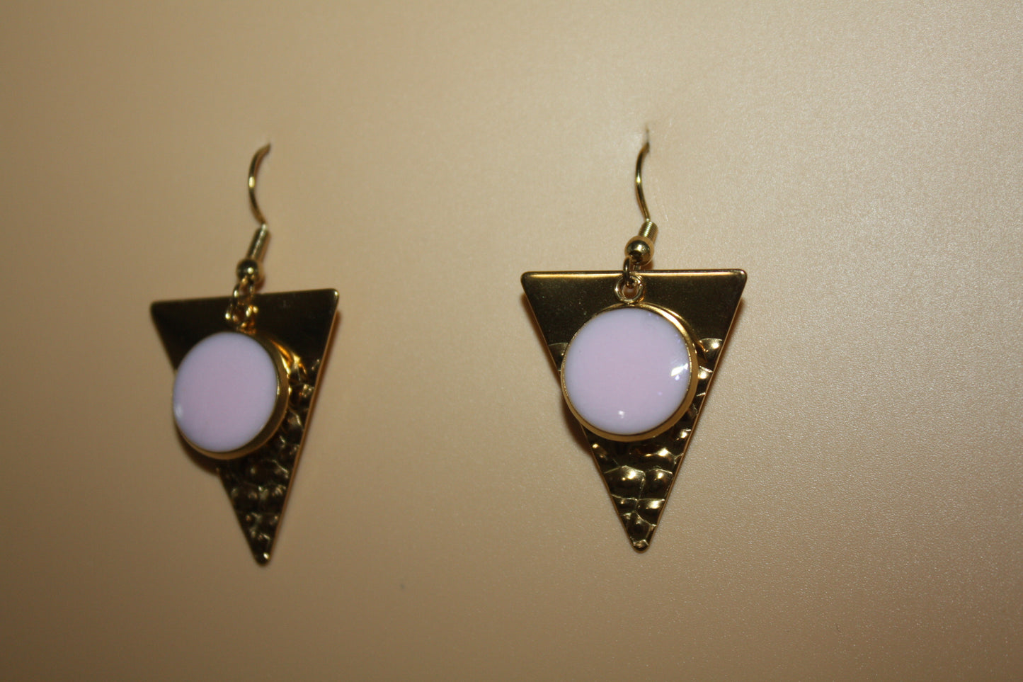 Mirage Earrings Hot Pink Triangles