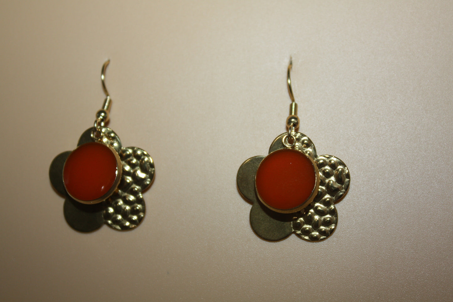 Mirage Earrings Crimson Clover Leaves