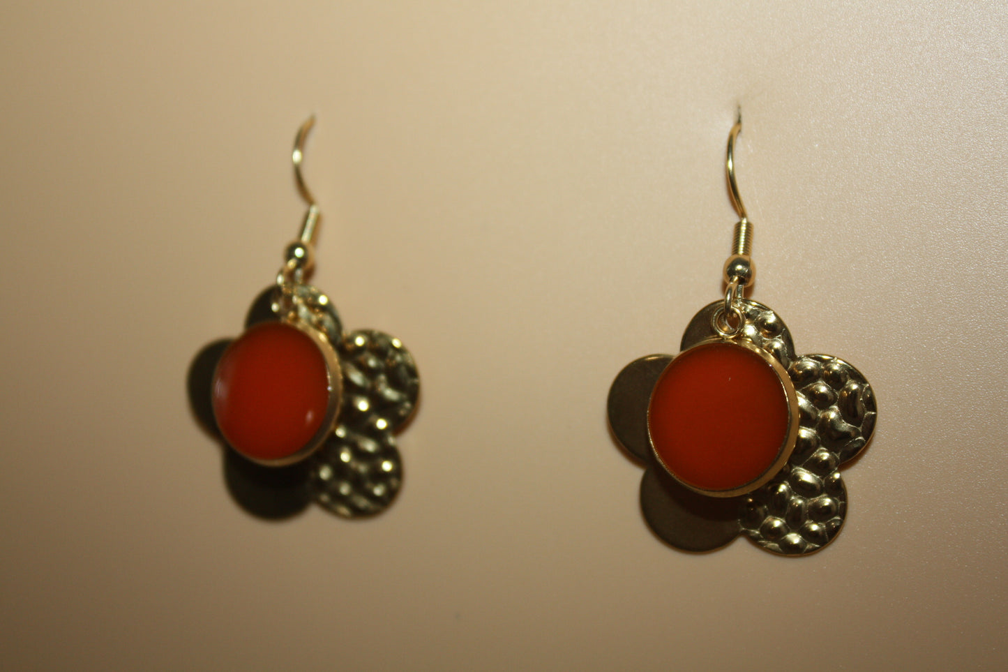 Mirage Earrings Crimson Clover Leaves